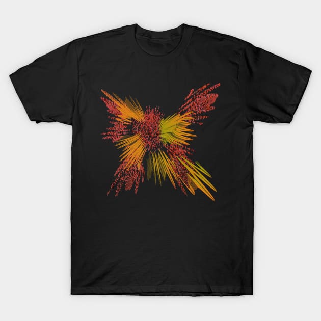 Butterfly Burst T-Shirt by donovanh